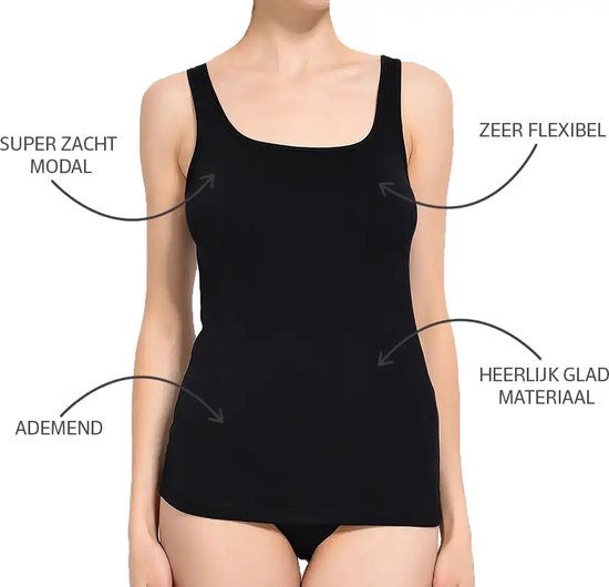 Chemise femme Nina von C Pure Modal / Viscose - 46 - Noir