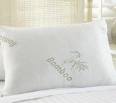 Bamboo Pillow - Bamboe Hoofdkussen - Beige Groen - Anti Allergie - 50x60