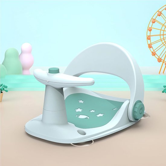 Badkuipzitje voor baby's, vanaf 6, 8 en 9 maanden, babybadzitje voor in de badkuip, douchestoel voor baby's, badstoel. — afbeelding 4