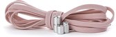 Ecorare® - Elastische veters - Schoenveters - Roze - Plat - Niet meer strikken