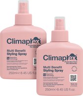 CLIMAPLEX Multi Benefits Styling Spray Voordeelverpakking - Herstelt, Ontwart & Fixeert - Beschermt Tegen Weerselementen - Voor Krullend Haar - 250ml - 2 Stuks