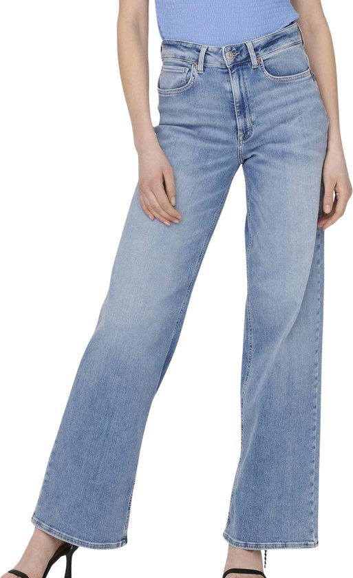 UNIQUEMENT ONLMADISON BLUSH HW WIDE DNM CRO371 NOOS Femme - Taille LX L32