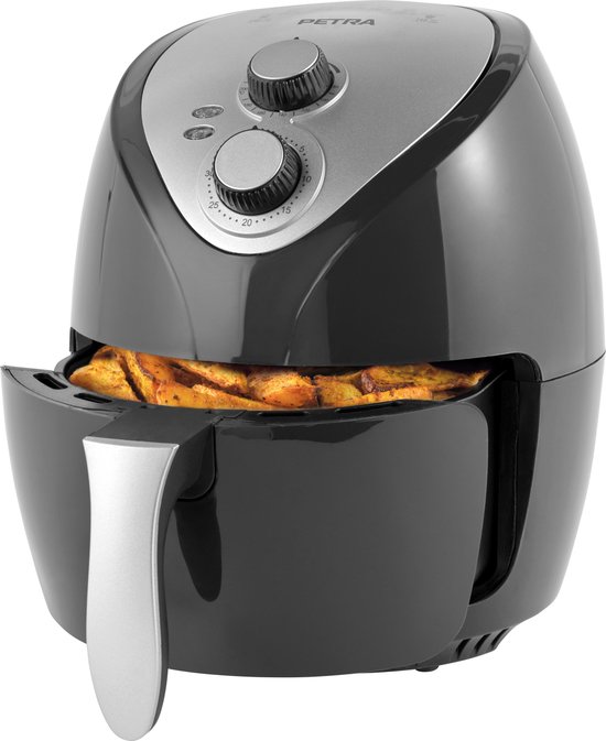 Petra Heteluchtfriteuse 1300W 3.2L Zwart - Petra - €44,99
