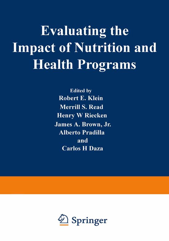 Evaluating the Impact of Nutrition and Health Programs - cover