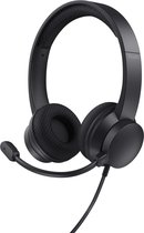 Trust Ayda - Noise canceling Headset met Microfoon voor PC en Laptop - Koptelefoon voor videobellen - Stereo - USB & USB-C