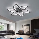 Plafonnier avec ventilateur - Plafonnier avec ventilateur LED - Ventilateur de plafond - Télécommande du ventilateur - App - LED