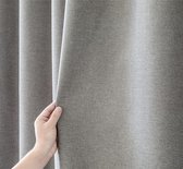 Douchegordijn van zwaar textiel stof linnenlook zware kwaliteit schimmelbestendig stof luxe 100% waterdicht ondoorzichtig incl. 16 haken gewicht onderaan