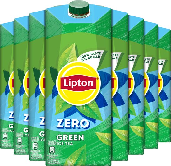 Lipton Ice Tea Green Zero Sugar vol van smaak, zonder suiker 8 x