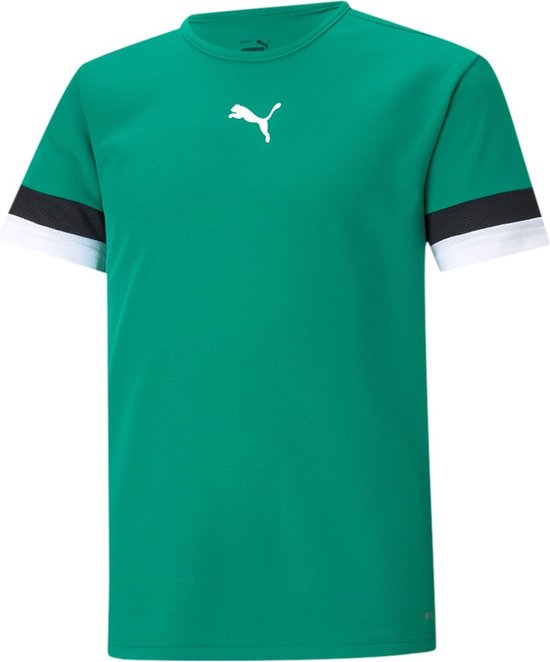 Puma Teamrise Shirt Korte Mouw Kinderen - Groen | Maat: 128