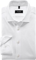 OLYMP - Signature Overhemd Jersey Wit - Heren - Maat 43 - Modern-fit