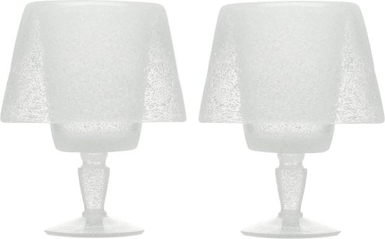 Lanternes de lampe Memento-Originale - lot de 2 - porte-bougies à thé - porte-bougies à thé