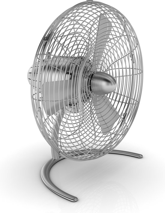 Tafelventilator Stil 3 Snelheden Oscillerend Compact 3300 m³/u Metalen Voet Stadler Form Charly Little