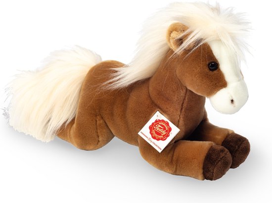 Hermann Teddy Knuffeldier Paard - zachte pluche stof - premium knuffels - lichtbruin - 30 cm - Boerderij - Paarden