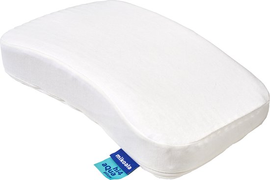 Mikoala - Hi4 Aqua Pillow – Waterbed - Zacht matras - Traagschuim - Ontworpen door fysiotherapeut - Verstelbaar in 4 hoogtes – Hoofdkussen – Nekpijn – Hoofdpijn - Geschikt voor rug- en zijslapers – Ergonomisch - 6 weken proefslapen | 51 x 31cm