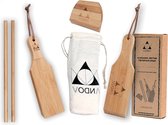 Gnocchi en Garganelli Maker Set - Perfect Keuken Cadeau - 100% Natuurlijk Bamboe - Gemakkelijk te Gebruiken & Opslaan - Inclusief Canvas Tas & Gift Box - Handwas Aanbevolen pasta roller