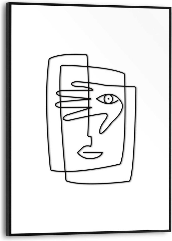 Schilderij Picasso Face 40x30 cm