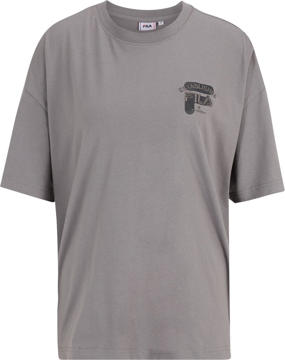 Fila dames T-shirt met korte mouwen Balje Oversized Tee Night Owl XS Grijs
