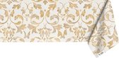 Raved Tafelzeil Barok  140 cm x  350 cm - Goud - PVC - Afwasbaar