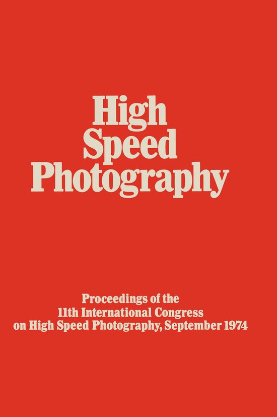 High Speed Photography - cover