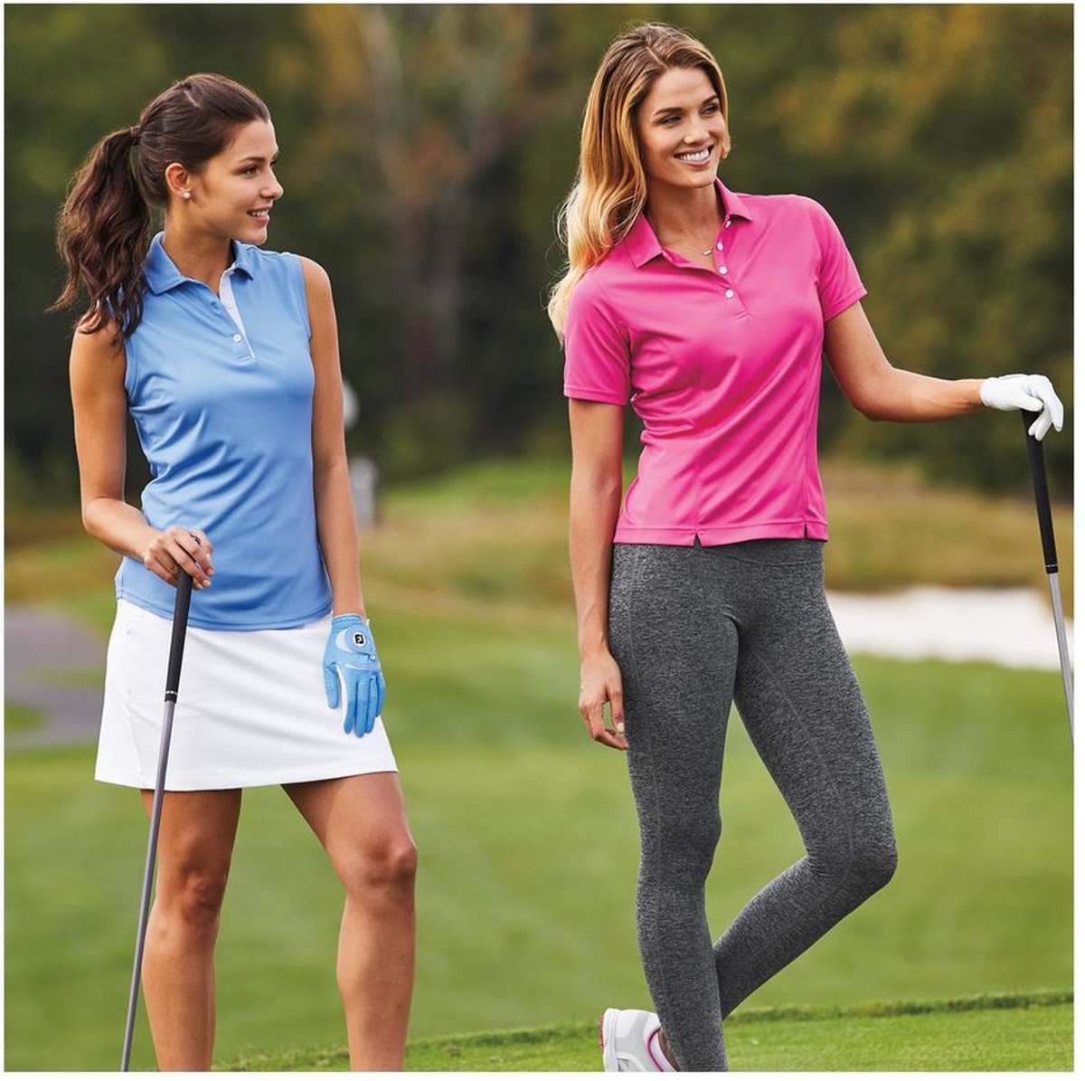 Jupe Short Performance FootJoy Pour Femme, Gris Bruyère, Taille XL, Superposée