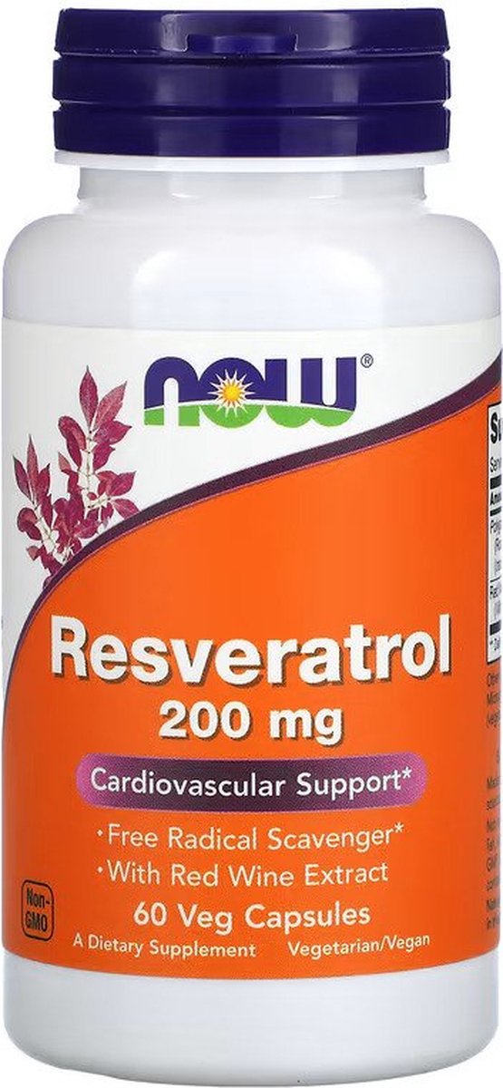 Goedkoopste Natural Resveratrol 200mg-60 veggie caps