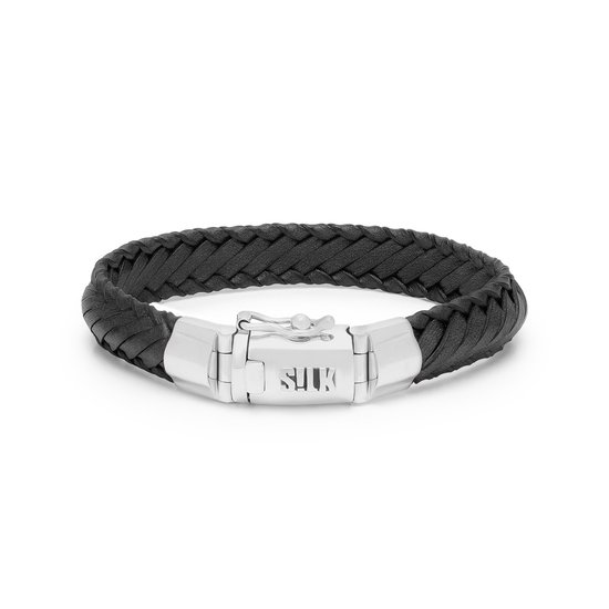 SILK Jewellery - Zilveren Armband - Bold - 760BLK.20 - Maat 20,0