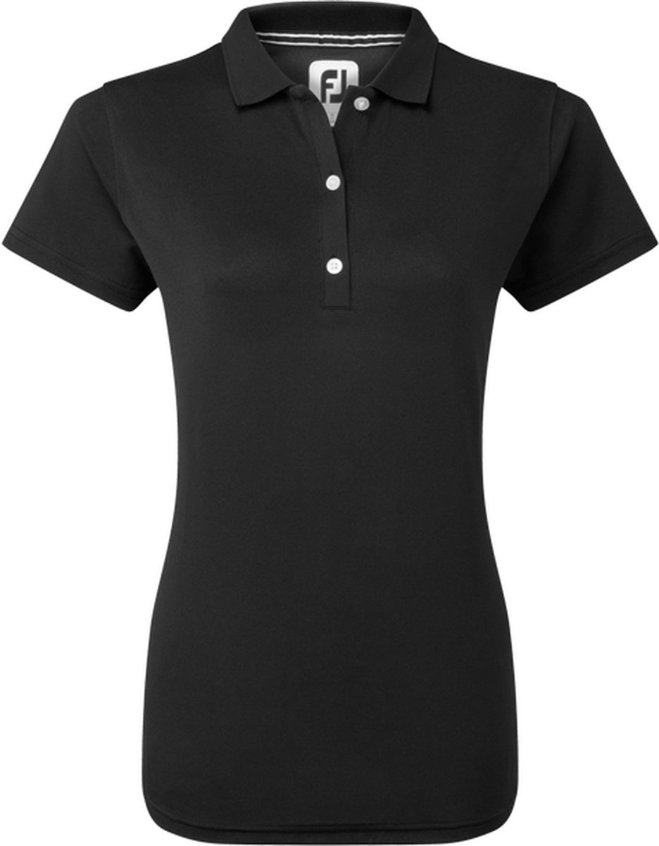 Footjoy Stretch Pique Dames Polo Shirt Zwart