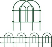 46 cm x 43 cm x 35 pièces clôture de jardin éléments de clôture en métal clôture de jardin clôture décorative clôture de jardin petit métal vert