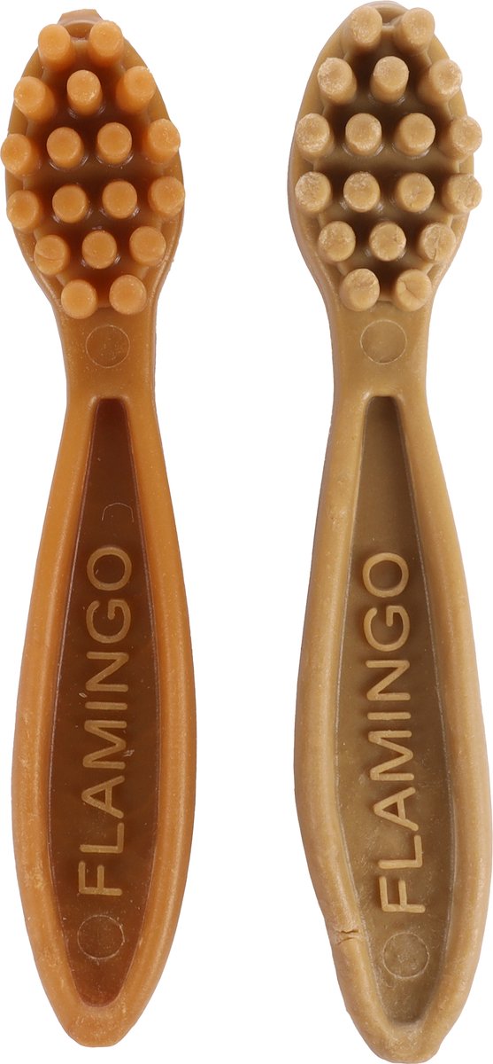 VEGGIE TANDENBORSTEL 17,5CM 2ST MIX DISPLAY
