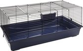 Knaagdieren Kooi Jip - Blauw Zwart - Cavia´s - dwergkonijn - 120 cm L - 59 cm B - 50 cm H