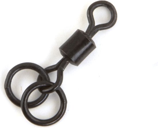 Fox - Edges Ring Kwik Connector Swivel Combo - Maat 7 - Zwart van Fox — afbeelding 2