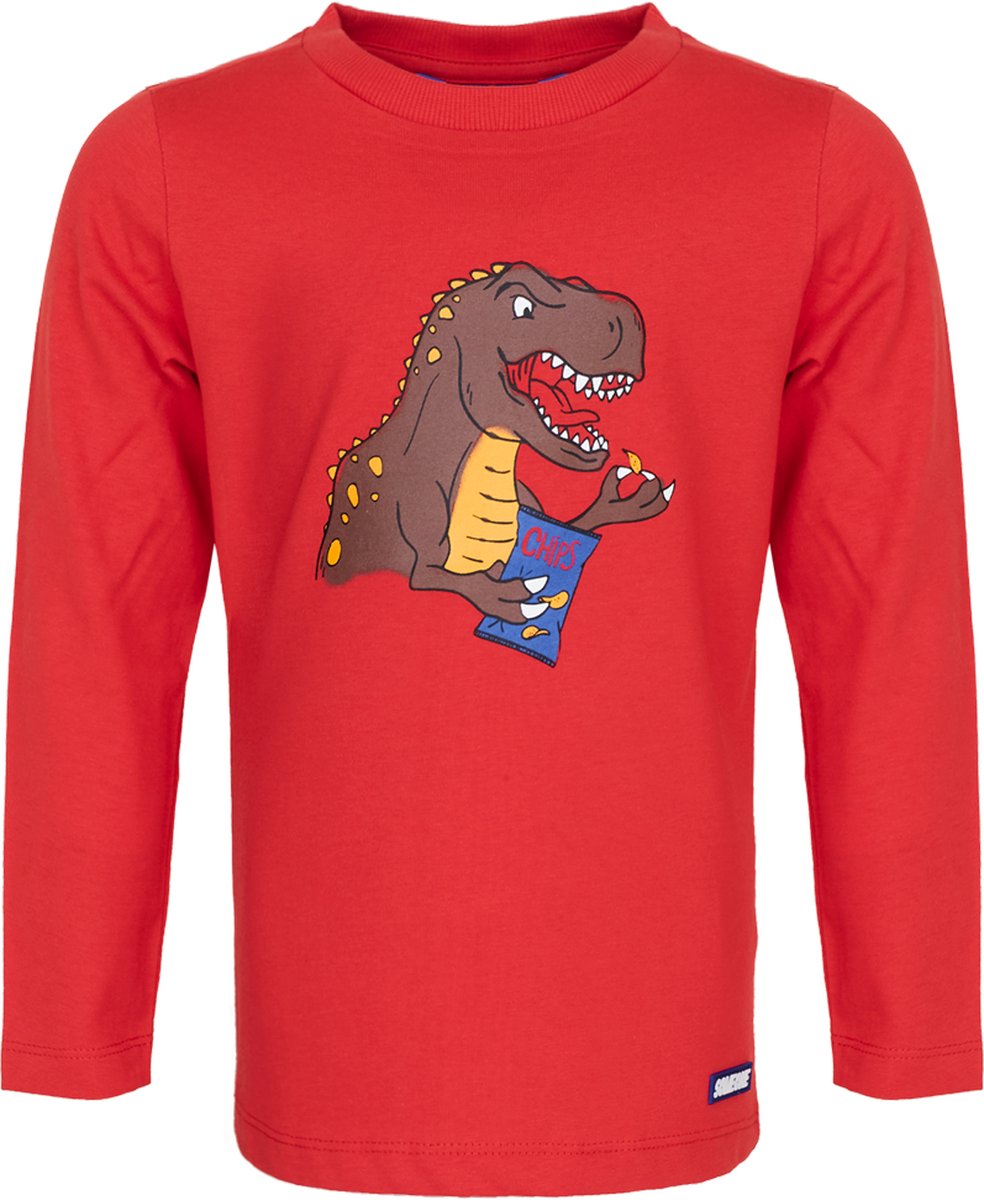 Someone - T-shirt - Maat 122 - Jongens - Red -