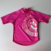 Zoggs - zwemtshirt - korte mouwen - roze - 3-4jaar