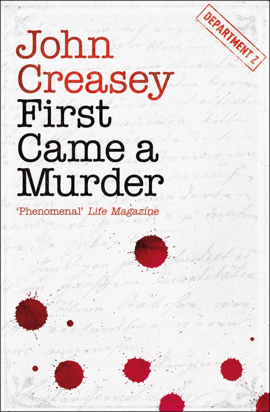First Came a Murder - cover