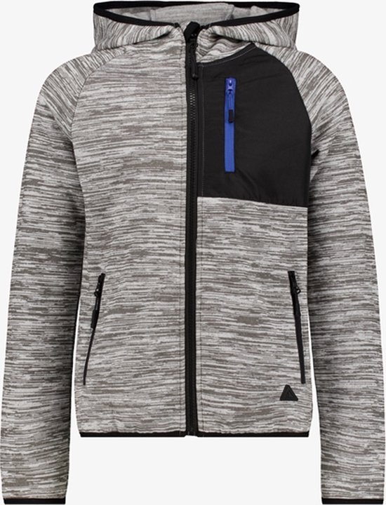 Mountain Peak jongens outdoor fleece vest grijs - Maat 140