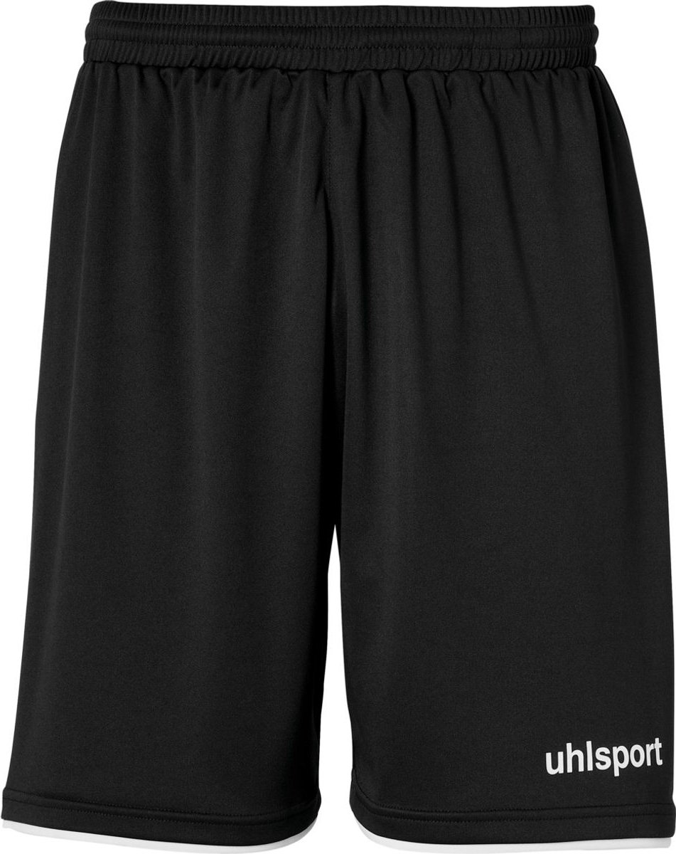 Uhlsport Club Short Heren - Zwart / Wit | Maat: L