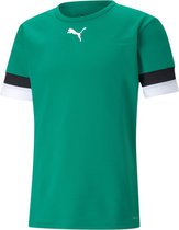 Puma Teamrise Shirt Korte Mouw Heren - Groen | Maat: M