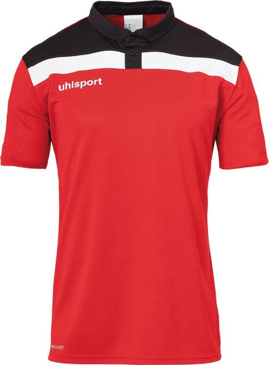 Polo Uhlsport Offense 23 Rouge - Zwart- Wit Taille 5XL
