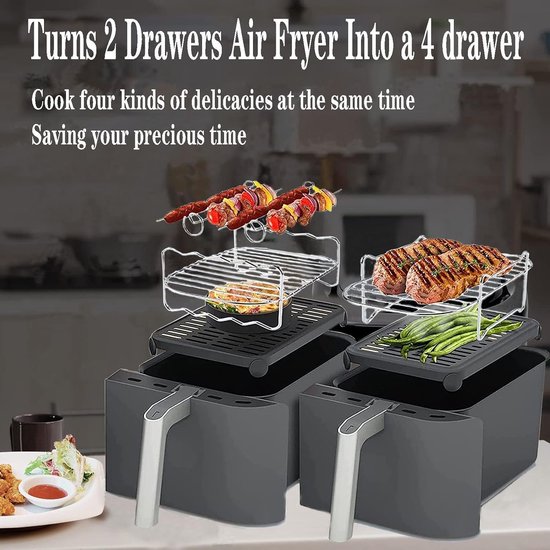 Plateau De Cuisson Pour Friteuse À Air,Pour Plateau De Four Vortex Air Fryer - Plateaux De