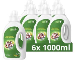 6x Biotex Vloeibaar Wasmiddel Handwas & Inweek 1 liter
