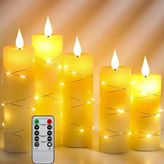 Floating Candles - Vlamloos - Kaarsen - 5 Pack - LED - Lichten