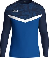 Jako Iconic Sweater Kinderen - Royal / Marine | Maat: 140