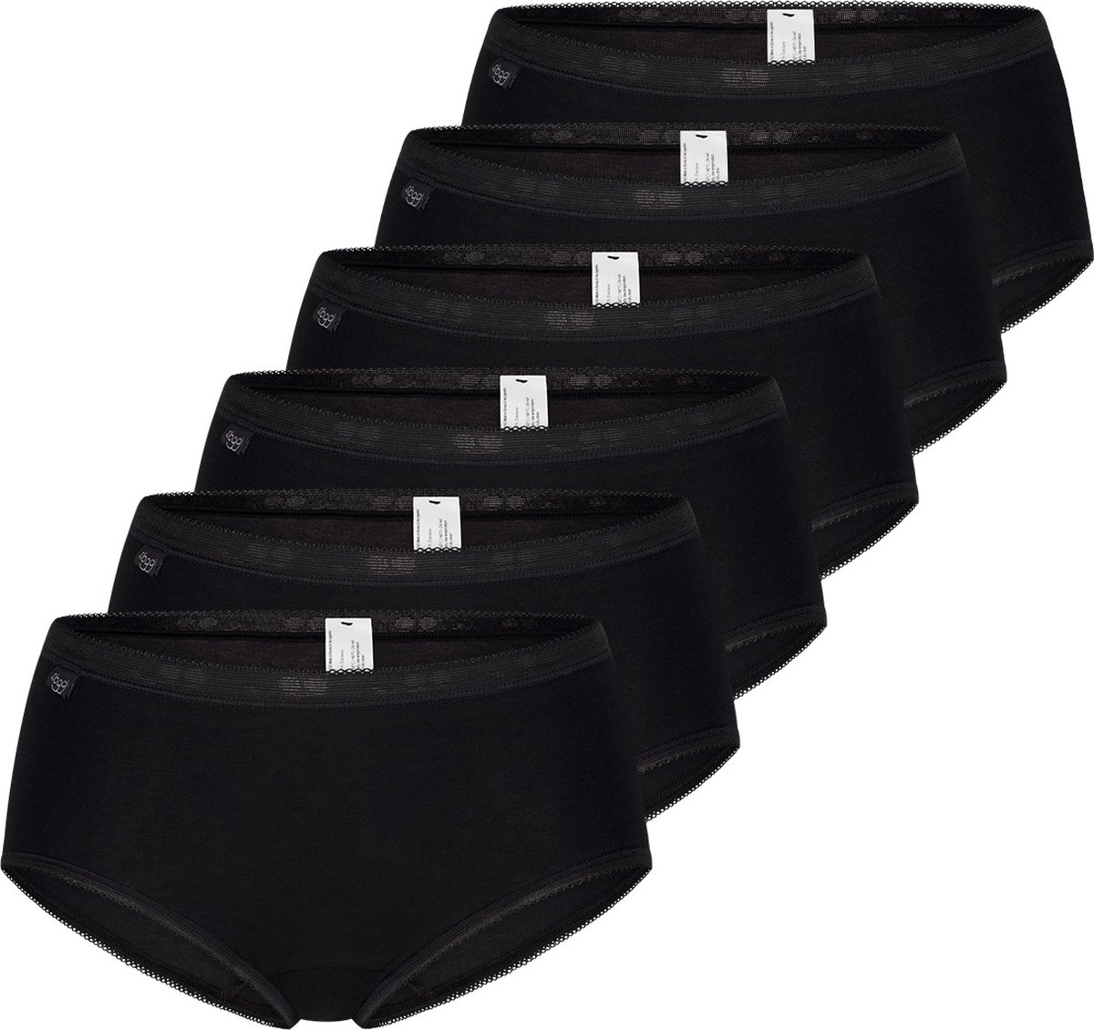 sloggi Dames midi slip 6 pack Basic+
