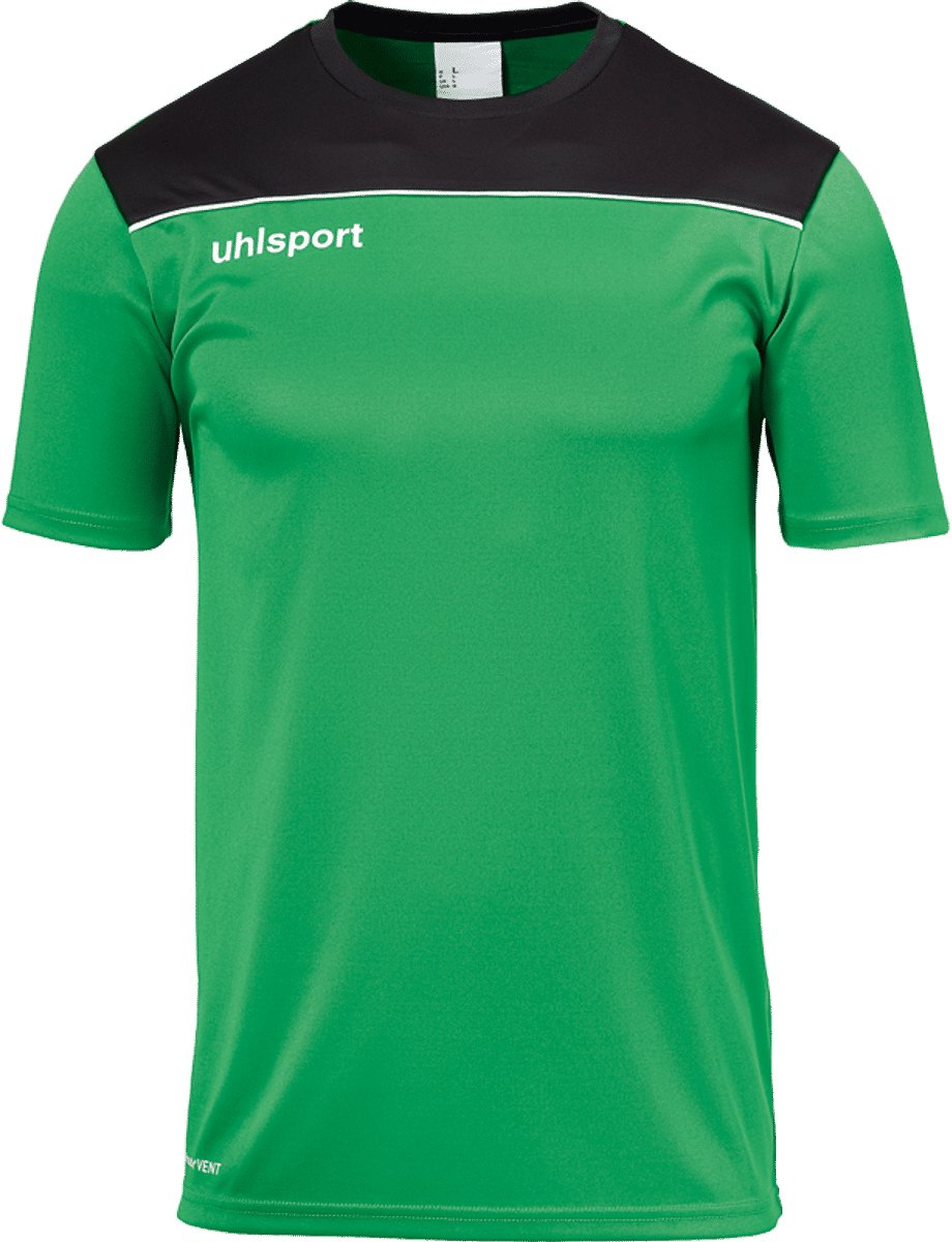 920x1200.jpg Uhlsport Offense 23 T-Shirt Heren - Groen / Zwart / Wit | Maat: 2XL - Afbeelding 1