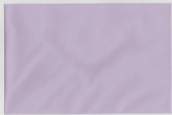 100 Enveloppen - 18,4 x 27,5cm - Lila met luxe gegolfde sluitklep