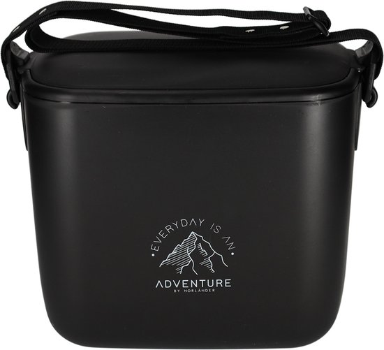 Norlander Koelbox Adventure - 5 Liter - Met draagriem - Polypropyleen - Zwart van Norlander — afbeelding 3