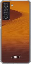6F hoesje - geschikt voor Samsung Galaxy S21 FE -  Transparant TPU Case - Sand Dunes #ffffff