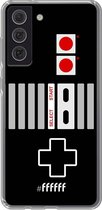 6F hoesje - geschikt voor Samsung Galaxy S21 FE -  Transparant TPU Case - NES Controller #ffffff