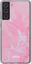 6F hoesje - geschikt voor Samsung Galaxy S21 FE -  Transparant TPU Case - Pink Sync #ffffff
