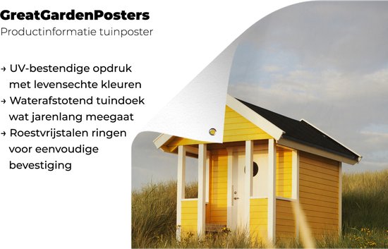 Maison scandinave colorée 120x160 cm XXL / Groot format!